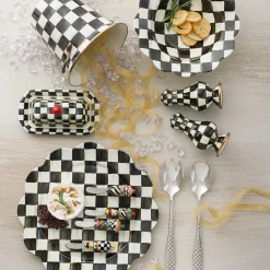 Serveware|MacKenzie-Childs Courtly Check Butter Box