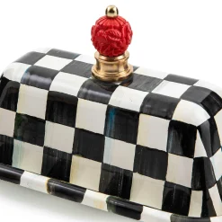 Serveware|MacKenzie-Childs Courtly Check Butter Box
