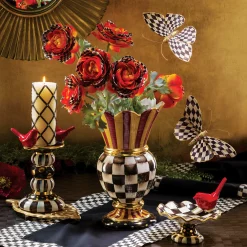 Room Accents|MacKenzie-Childs Courtly Check Butterfly Duo Wall Decor