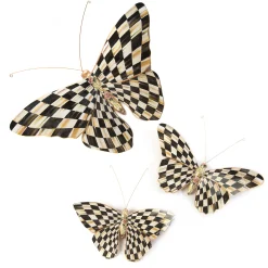 Decor Sets|Room Accents|MacKenzie-Childs Courtly Check Butterfly Set