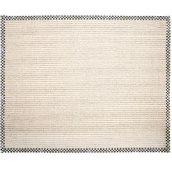 Rugs|MacKenzie-Childs Courtly Check Cable Wool Sisal 8' x 10' Rug