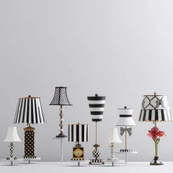 Lighting|MacKenzie-Childs Courtly Check Candlestick Lamp