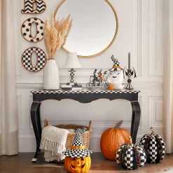 Lighting|MacKenzie-Childs Courtly Check Candlestick Lamp