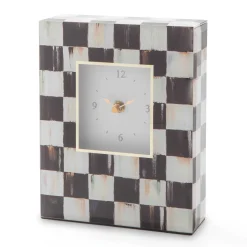 Room Accents|MacKenzie-Childs Courtly Check Carriage Clock