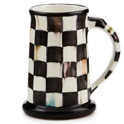Drinkware|Bar Entertaining|MacKenzie-Childs Courtly Check Ceramic Beer Mug