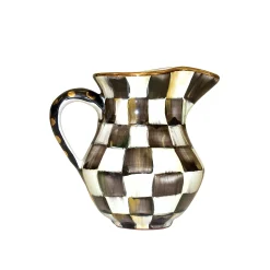 The Coffee Shop|Serveware|MacKenzie-Childs Courtly Check Ceramic Creamer