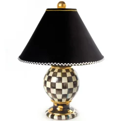 Room Accents|Lighting|MacKenzie-Childs Courtly Check Ceramic Globe Lamp