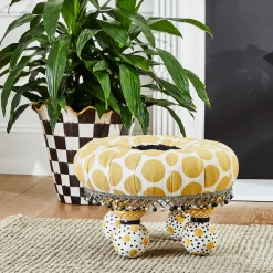 Outdoor|MacKenzie-Childs Courtly Check Ceramic Jumbo Garden Pot