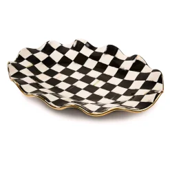 Fall Entertaining|Serveware|MacKenzie-Childs Courtly Check Ceramic Large Serving Platter