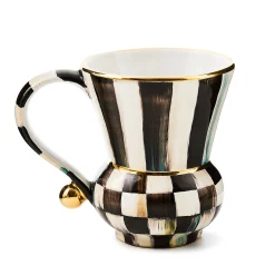 The Coffee Shop|Drinkware|MacKenzie-Childs Courtly Check Ceramic Mug