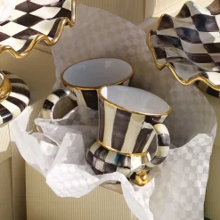 The Coffee Shop|Drinkware|MacKenzie-Childs Courtly Check Ceramic Mug