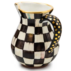 Bar Entertaining|Serveware|MacKenzie-Childs Courtly Check Ceramic Portly Pitcher