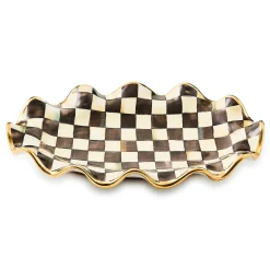 Serveware|MacKenzie-Childs Courtly Check Ceramic Serving Platter