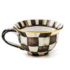Dinnerware & Flatware|MacKenzie-Childs Courtly Check Ceramic Teacup