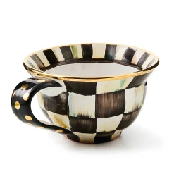Dinnerware & Flatware|MacKenzie-Childs Courtly Check Ceramic Teacup