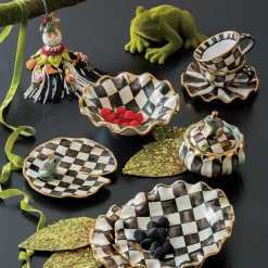 Dinnerware & Flatware|MacKenzie-Childs Courtly Check Ceramic Teacup