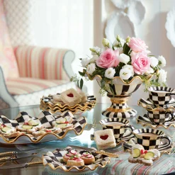 Dinnerware & Flatware|MacKenzie-Childs Courtly Check Ceramic Teacup