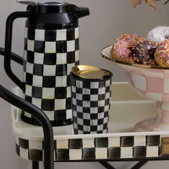 Accessories|The Coffee Shop|MacKenzie-Childs Courtly Check Ceramic Travel Cup