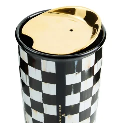 Accessories|The Coffee Shop|MacKenzie-Childs Courtly Check Ceramic Travel Cup