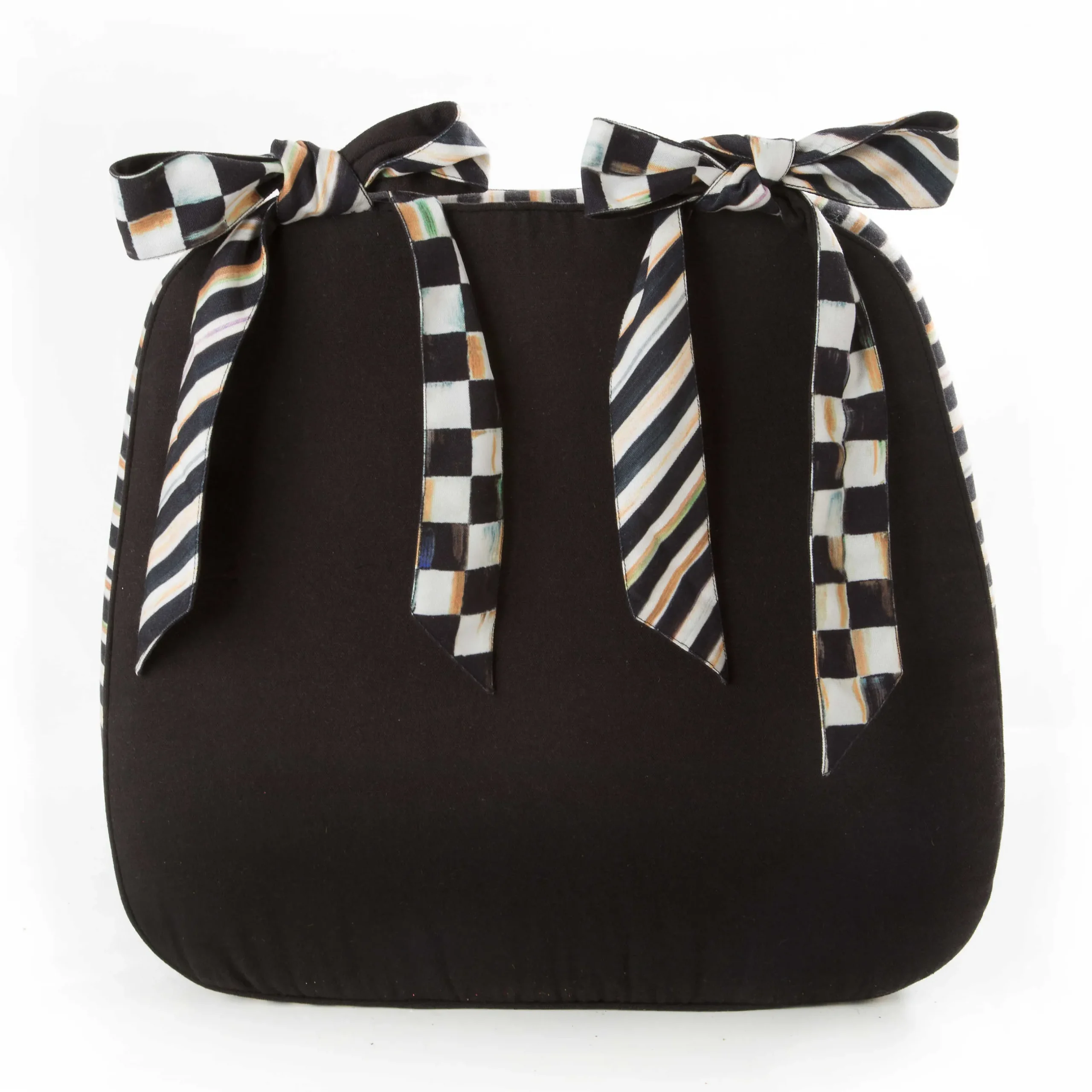 Pillows, Throws, & Cushions|MacKenzie-Childs Courtly Check Chair Cushion
