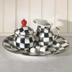 Dinnerware & Flatware|MacKenzie-Childs Courtly Check Charger/Plate