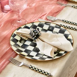 Dinnerware & Flatware|MacKenzie-Childs Courtly Check Charger/Plate