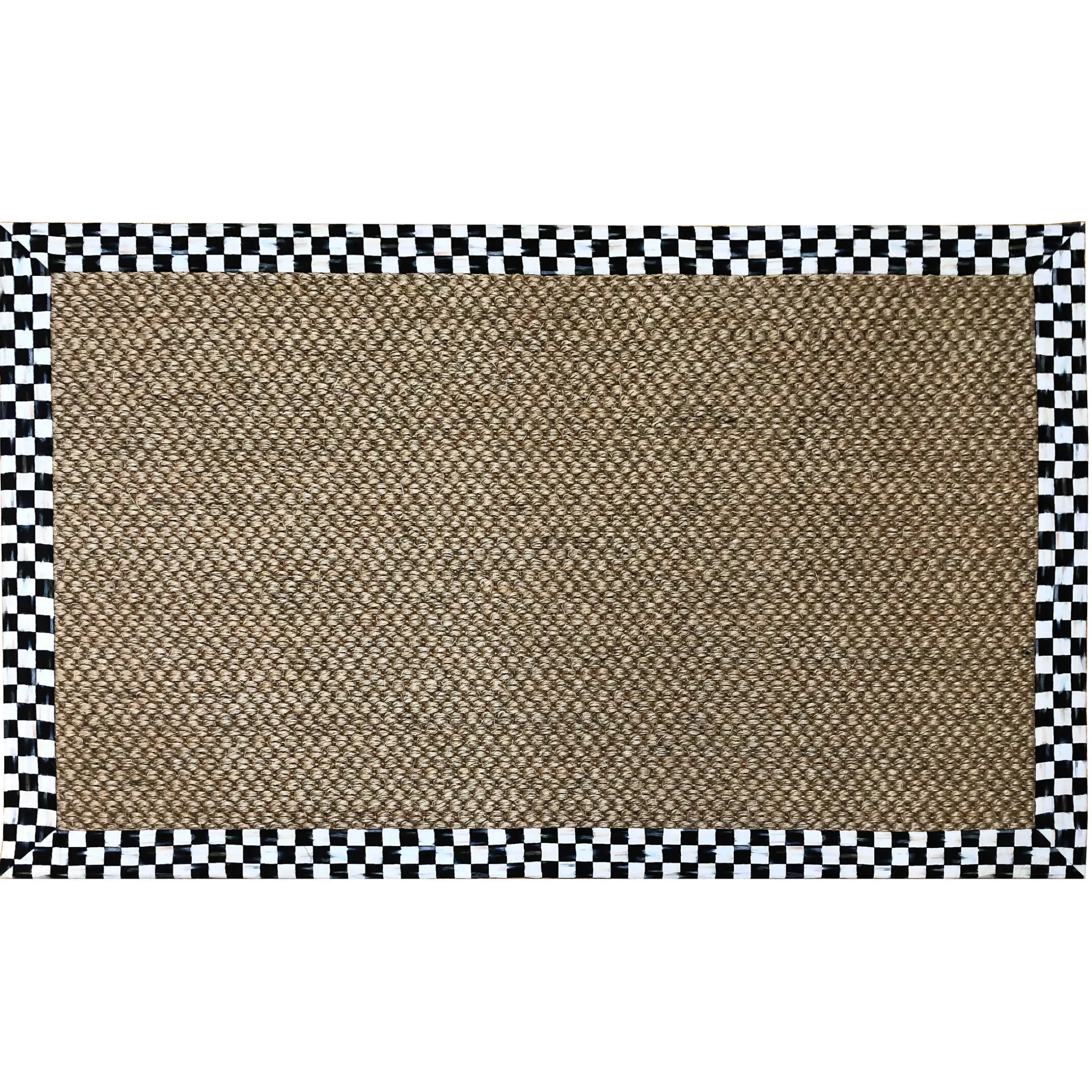 Rugs|MacKenzie-Childs Courtly Check Chunky Sisal 3' x 5' Rug
