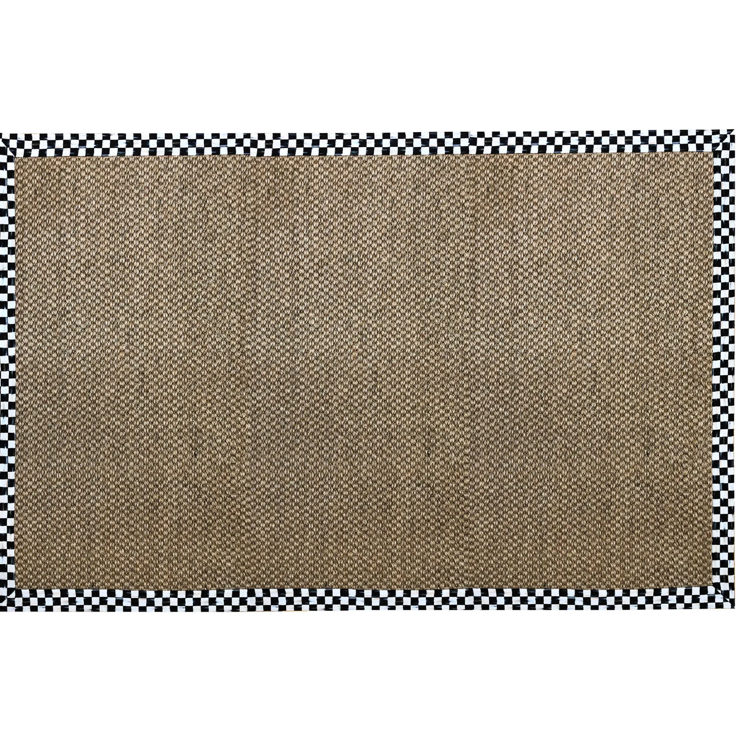 Rugs|MacKenzie-Childs Courtly Check Chunky Sisal Rug 8' x 10' Rug