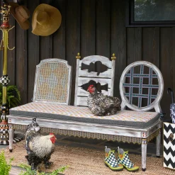 Entryway Furniture|Living Room|MacKenzie-Childs Courtly Check Coat Perch