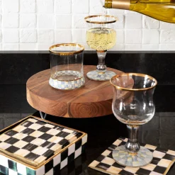 Bar Entertaining|Serveware|MacKenzie-Childs Courtly Check Cocktail Napkin Holder