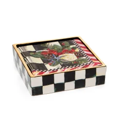 Bar Entertaining|Serveware|MacKenzie-Childs Courtly Check Cocktail Napkin Holder