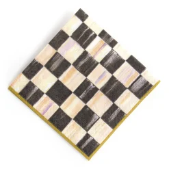 Bar Entertaining|MacKenzie-Childs Courtly Check Cocktail Paper Napkins