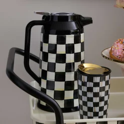 The Coffee Shop|Fall Entertaining|MacKenzie-Childs Courtly Check Coffee Carafe