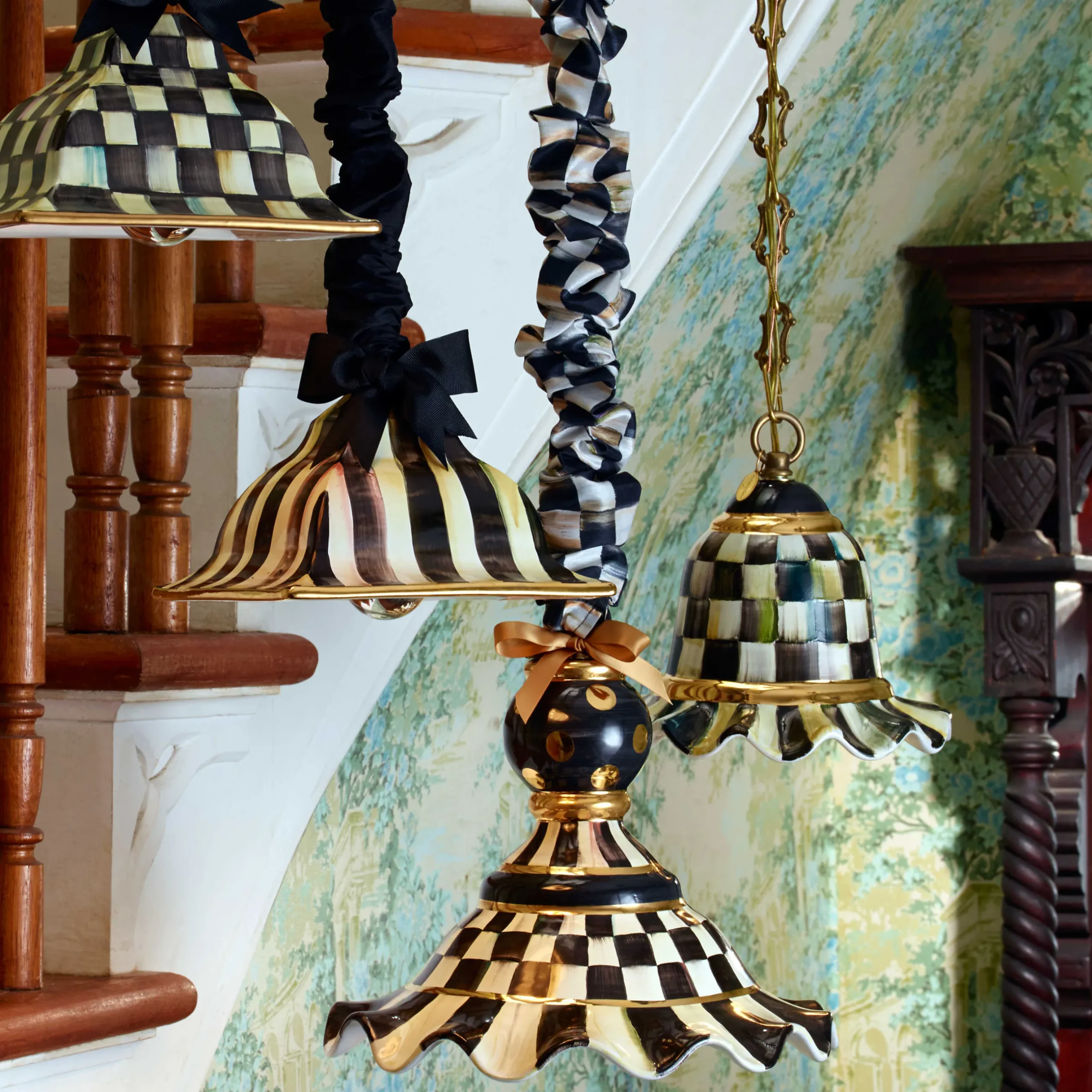 Finishing Touches|Room Accents|MacKenzie-Childs Courtly Check Cord Cover