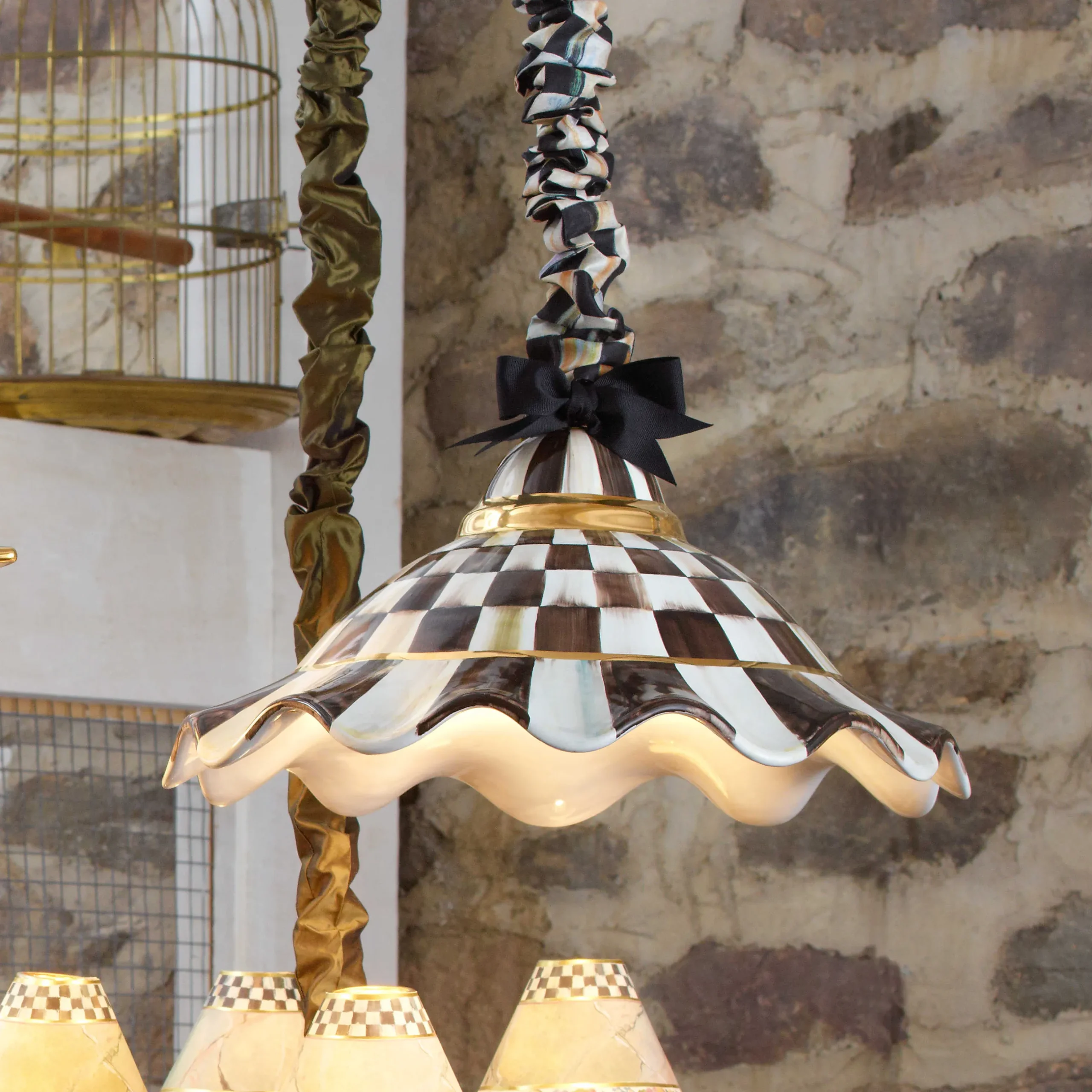 Finishing Touches|Room Accents|MacKenzie-Childs Courtly Check Cord Cover