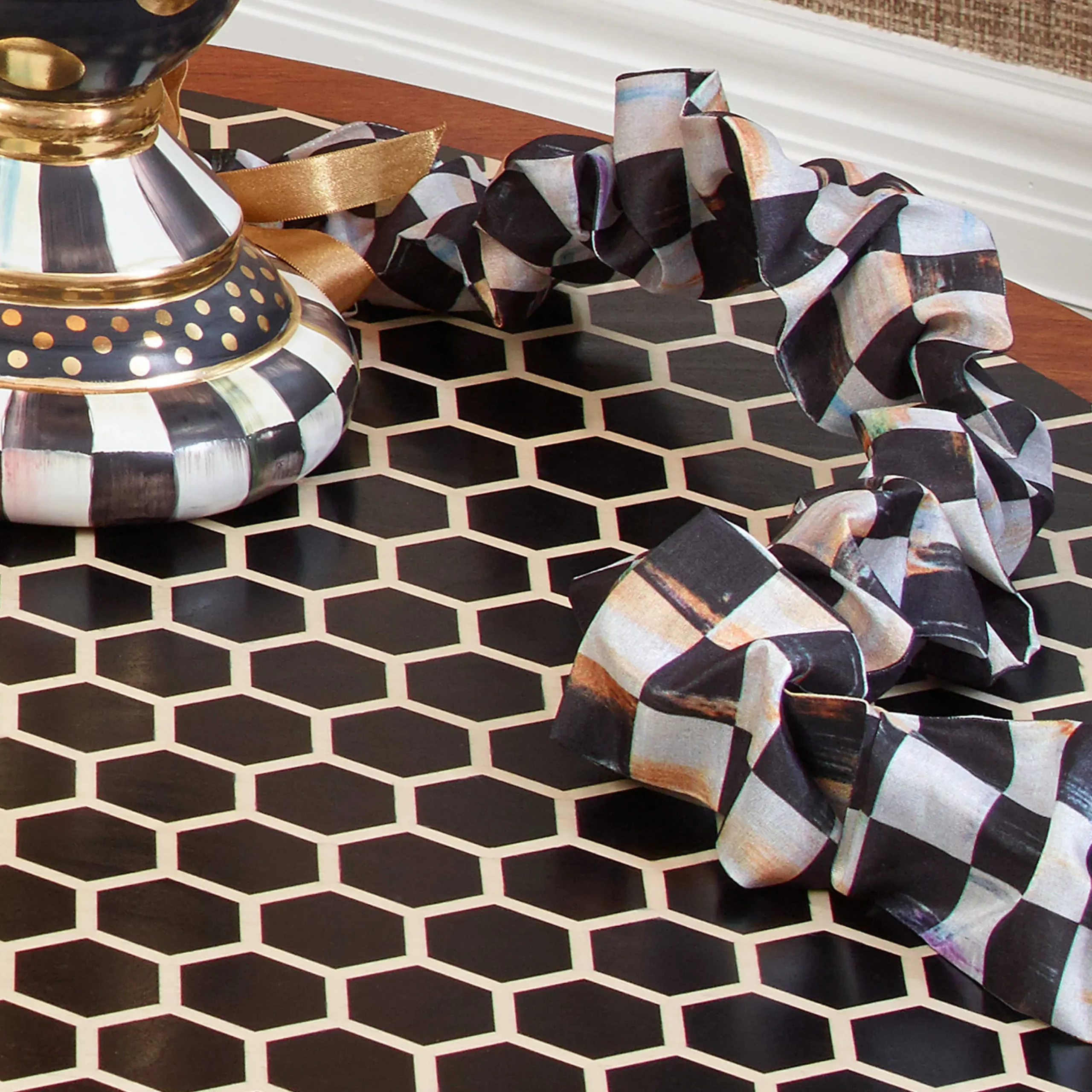 Finishing Touches|Room Accents|MacKenzie-Childs Courtly Check Cord Cover