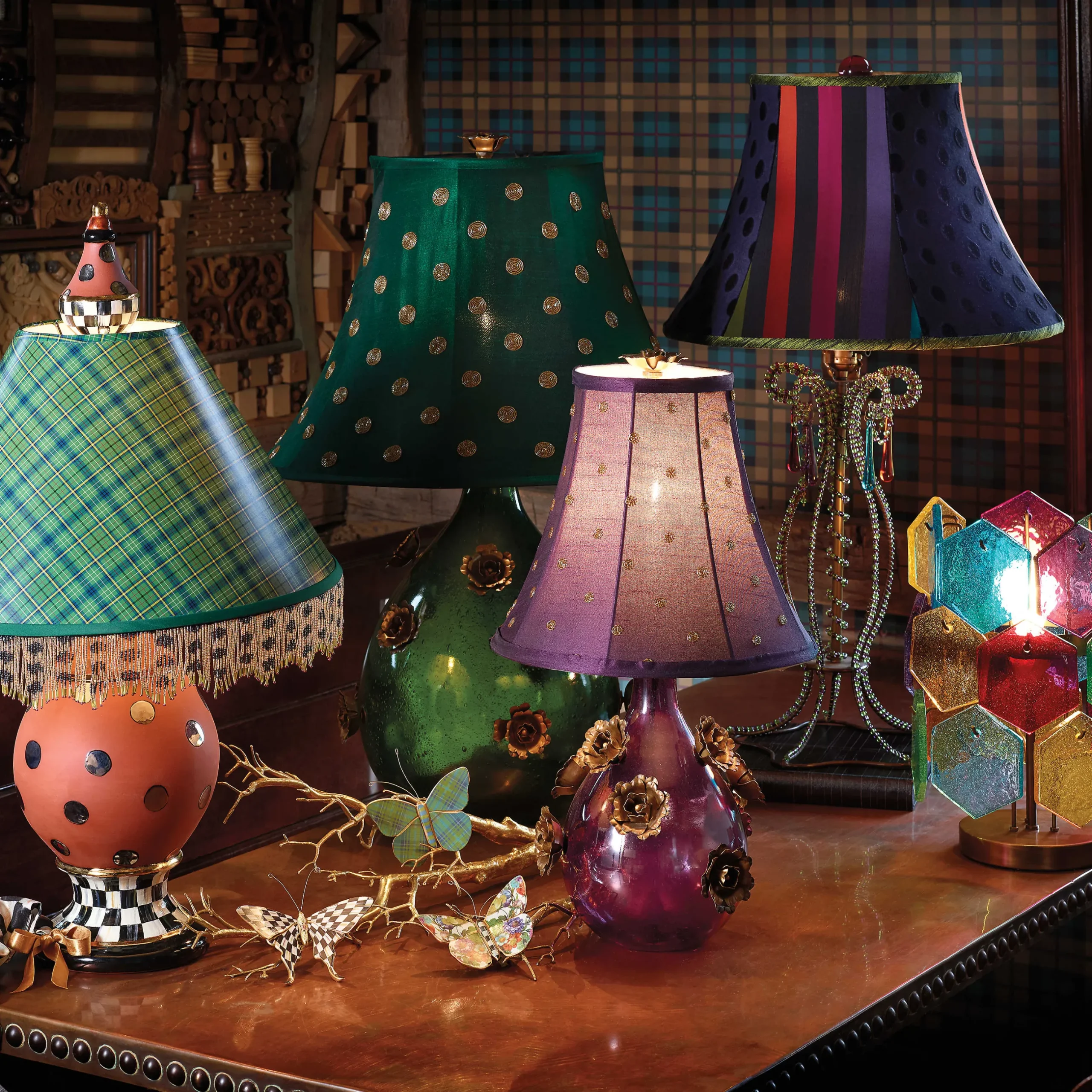 Finishing Touches|Room Accents|MacKenzie-Childs Courtly Check Cord Cover
