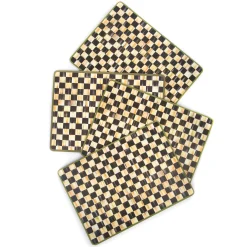 Table Accessories|Kitchen & Table Linens|MacKenzie-Childs Courtly Check Cork Back Placemats, Set of 4