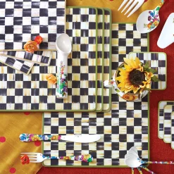 Table Accessories|Kitchen & Table Linens|MacKenzie-Childs Courtly Check Cork Back Placemats, Set of 4