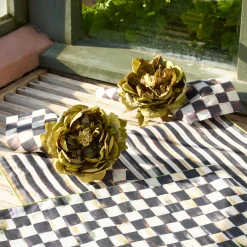 Fall Entertaining|Kitchen & Table Linens|MacKenzie-Childs Courtly Check Cotton Napkin