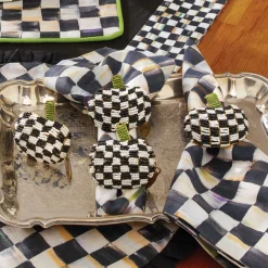 Fall Entertaining|Kitchen & Table Linens|MacKenzie-Childs Courtly Check Cotton Napkin