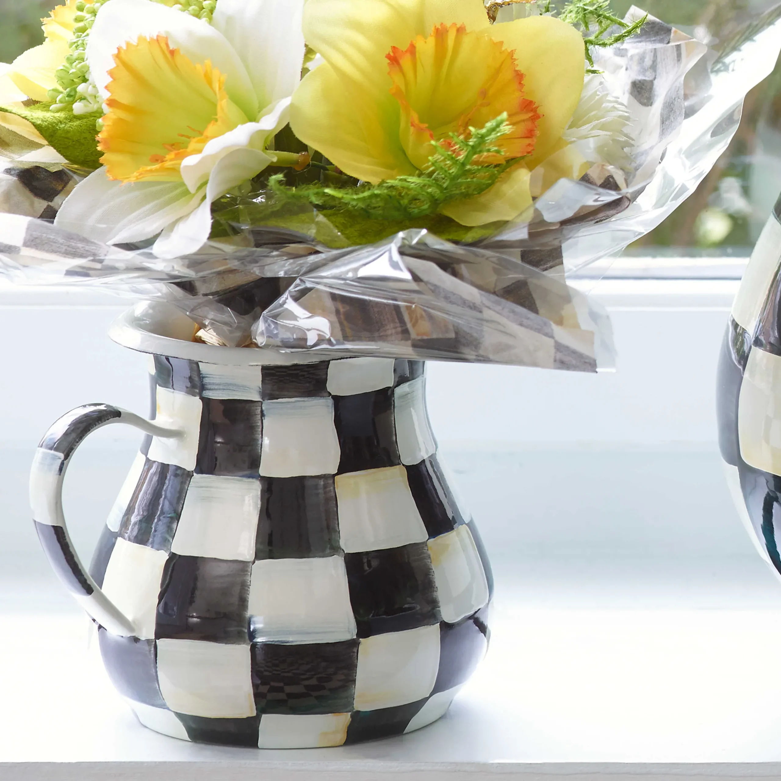 The Coffee Shop|Serveware|MacKenzie-Childs Courtly Check Creamer