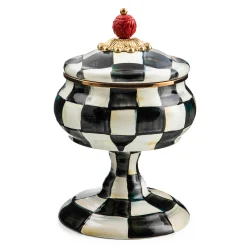 Bath & Bath Accessories|Room Accents|MacKenzie-Childs Courtly Check Curiosity Pot