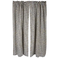 Room Accents|MacKenzie-Childs Courtly Check Curtain Panel