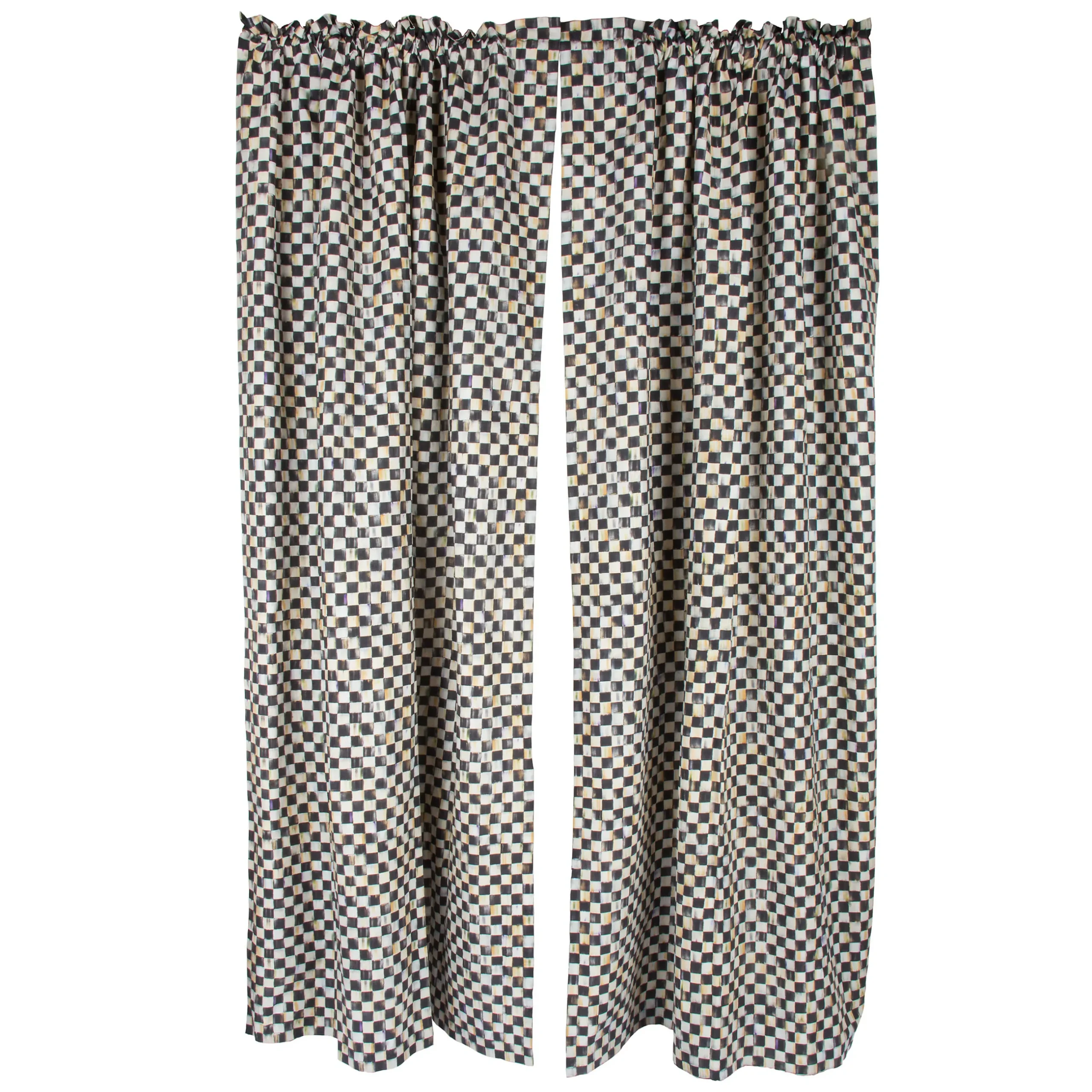 Room Accents|MacKenzie-Childs Courtly Check Curtain Panel