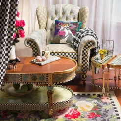 Room Accents|MacKenzie-Childs Courtly Check Curtain Panel