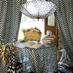 Room Accents|MacKenzie-Childs Courtly Check Curtain Panel