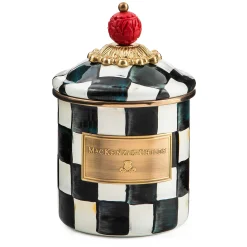 Room Accents|Kitchen Storage & Organization|MacKenzie-Childs Courtly Check Demi Canister