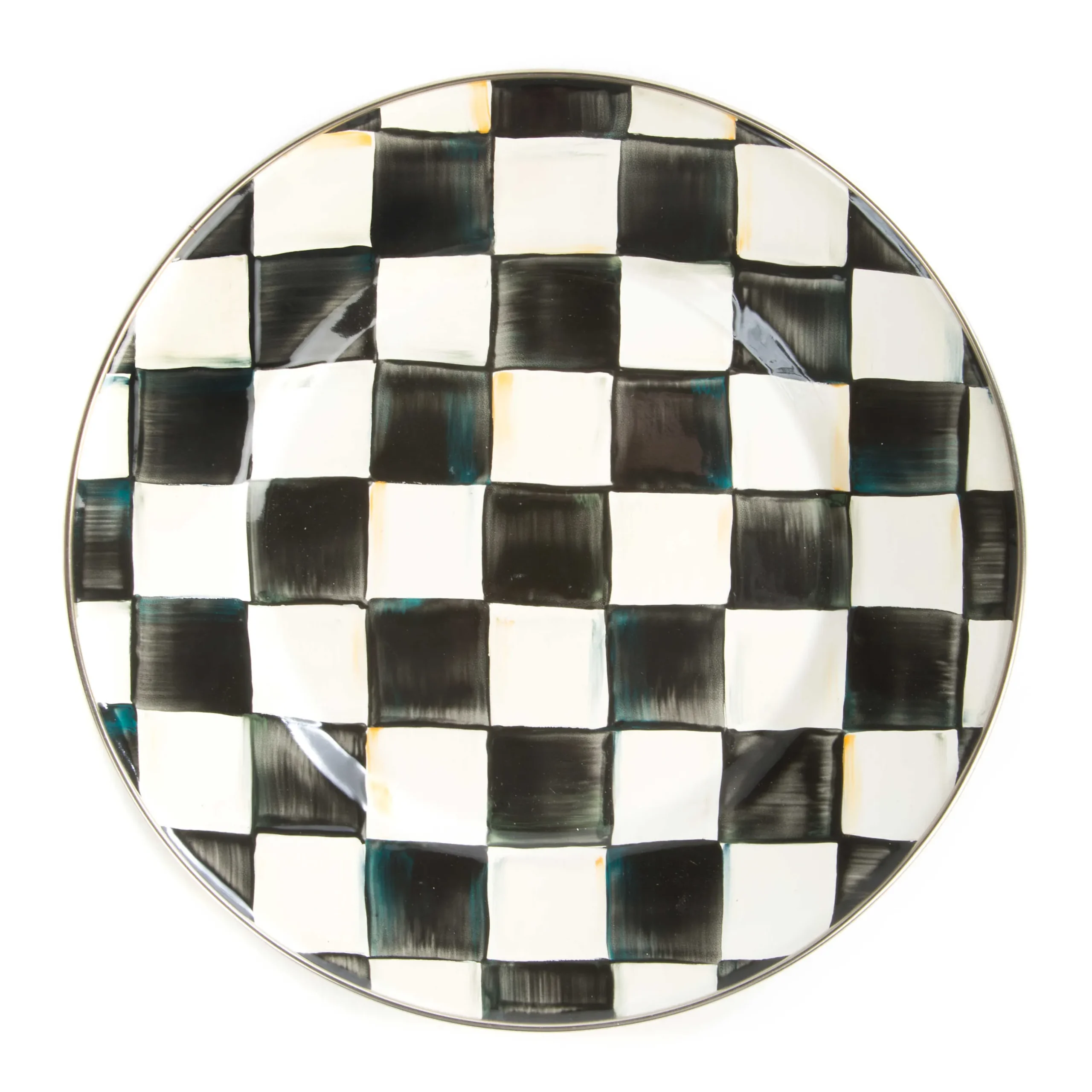 Dinnerware & Flatware|MacKenzie-Childs Courtly Check Dinner Plate