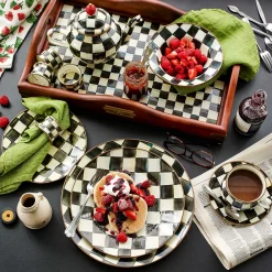 Dinnerware & Flatware|MacKenzie-Childs Courtly Check Dinner Plate